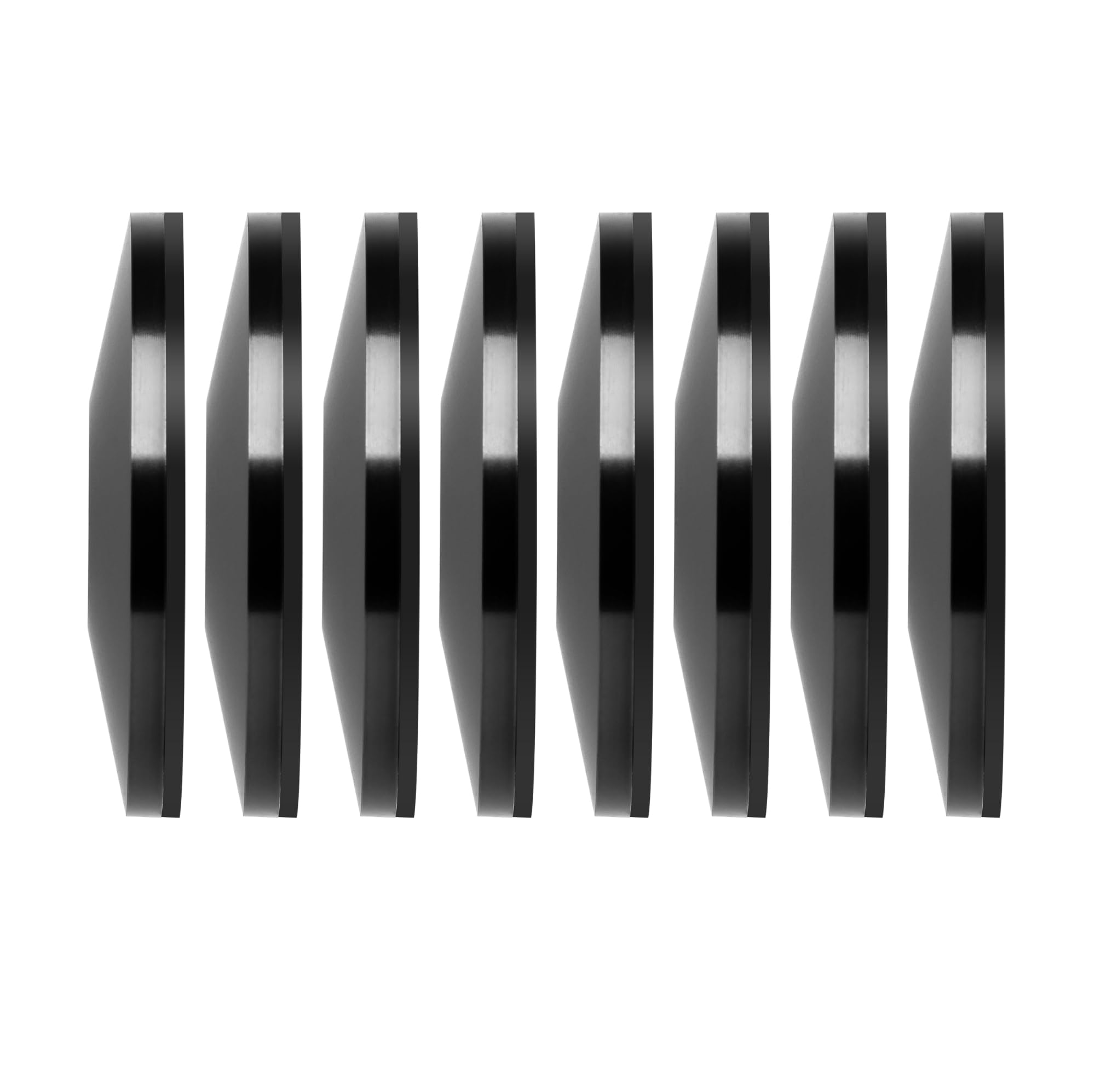 Sound bass Set of 8 Satin Black Hi-Fi Spike Shoes Isolation Pads by