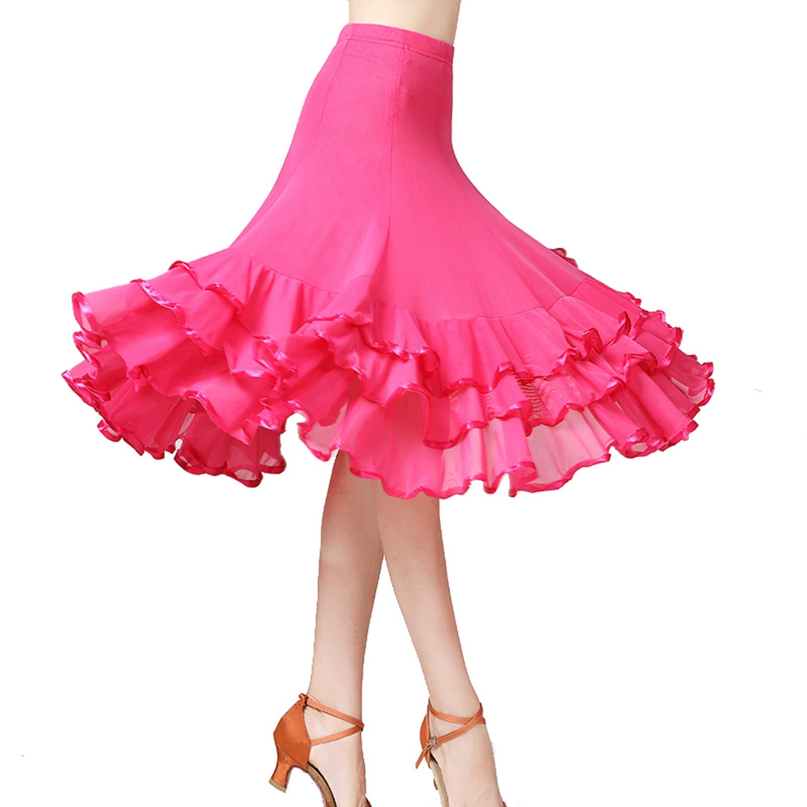 Vestito da donna in tulle, per cosplay, gonna, crittografia, nappa, vita, asciugamano latino, danza, legame, gonna con lacci, asciugamano Miss Manga