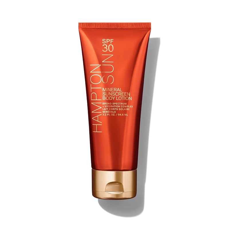 Hampton Sun Loção Corporal com Óxido de Zinco Não Nano FPS 30, 3,2 oz