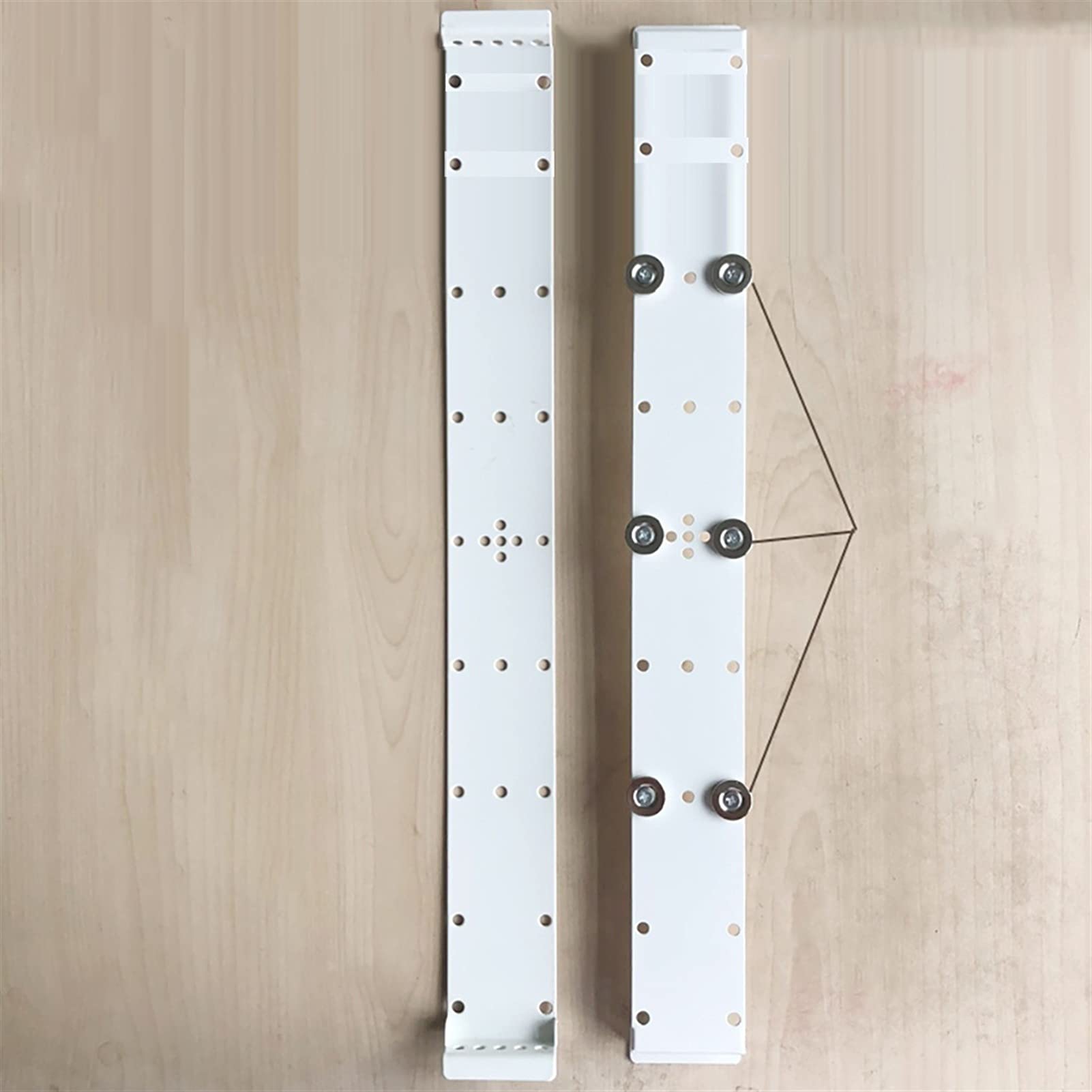 Carpeta de pared for pósteres, tamaño A3 (16,53 x 11,69 pulgadas), 10 compartimentos, se fija a un dispositivo metálico (azul)(Blu)
