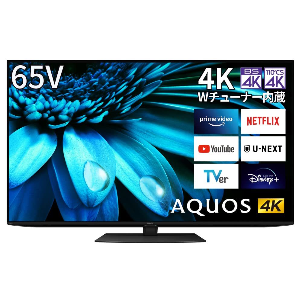 Amazon.co.jp: シャープ 65V型 4K 液晶 テレビ AQUOS 4T-C65EL1 Google  