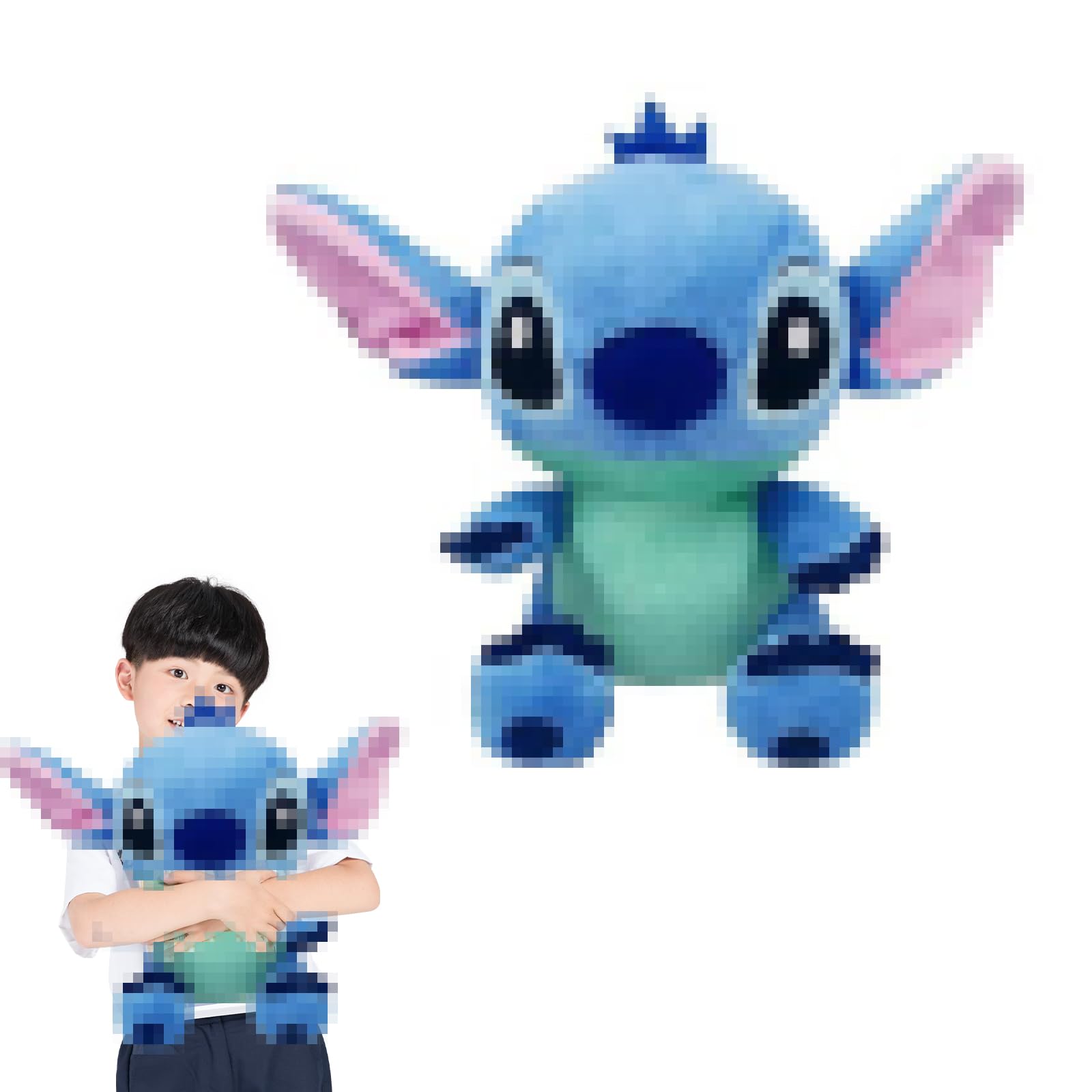 Emafymb Peluche Stitch, 20cm Lilo y Stitch Peluche, Muñeco Stitch Juguetes, Stitch Peluche de Dibujos, Peluches de Animales Kawaii, Adecuado para Todas Las Edades (1 PCS)