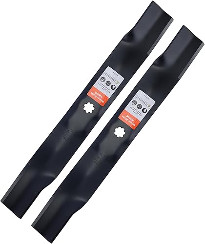 AM141034 - Cuchillas de cortacésped de 42 pulgadas para John Deere D130 D110 D105 D125 X300 Z225 LA135 Z235 42 pulgadas reemplazo AM137327 AM141032