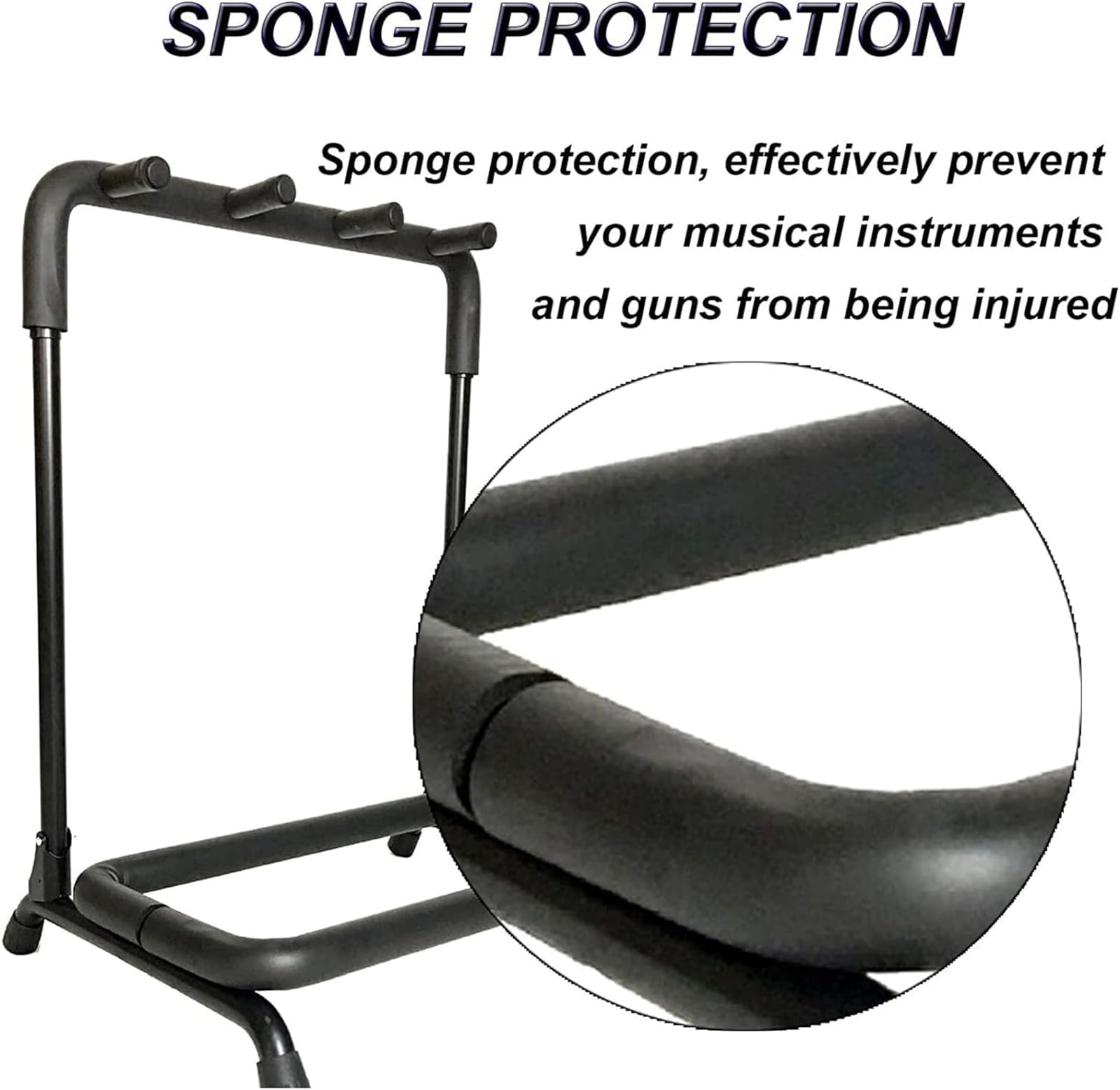 Stojak Na Gitarę, Pionowy Stojak Na Broń Z Ochroną Gąbki, Niezawodne Buforowanie, Stabilna Kolba, Szeroki Zakres Zastosowań, Długi Stojak Na Broń Dla Większości Karabinków I Karabinów