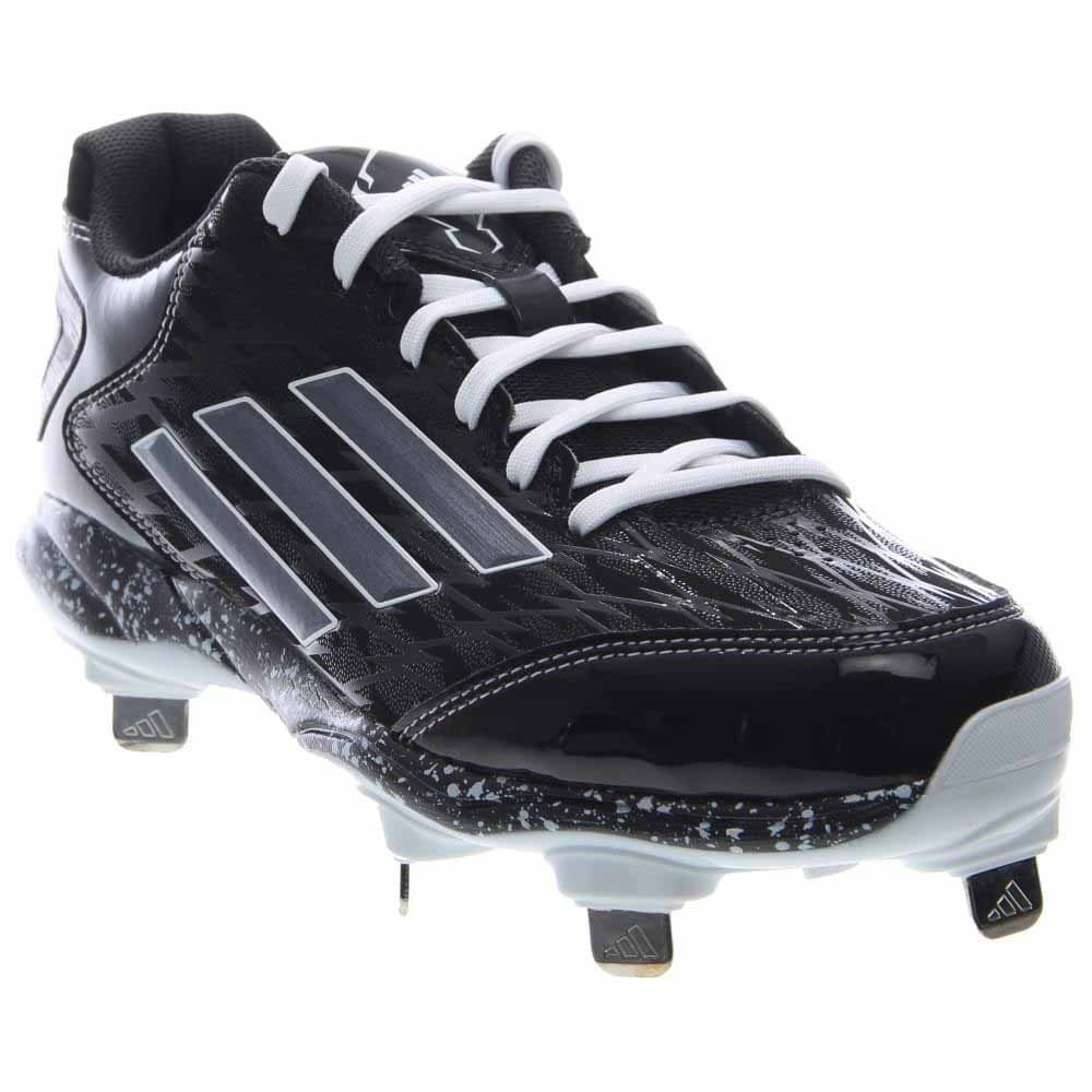 adidas Performance Women's PowerAlley 2 W Softball Cleat, Black/Carbon/White, 9 M US