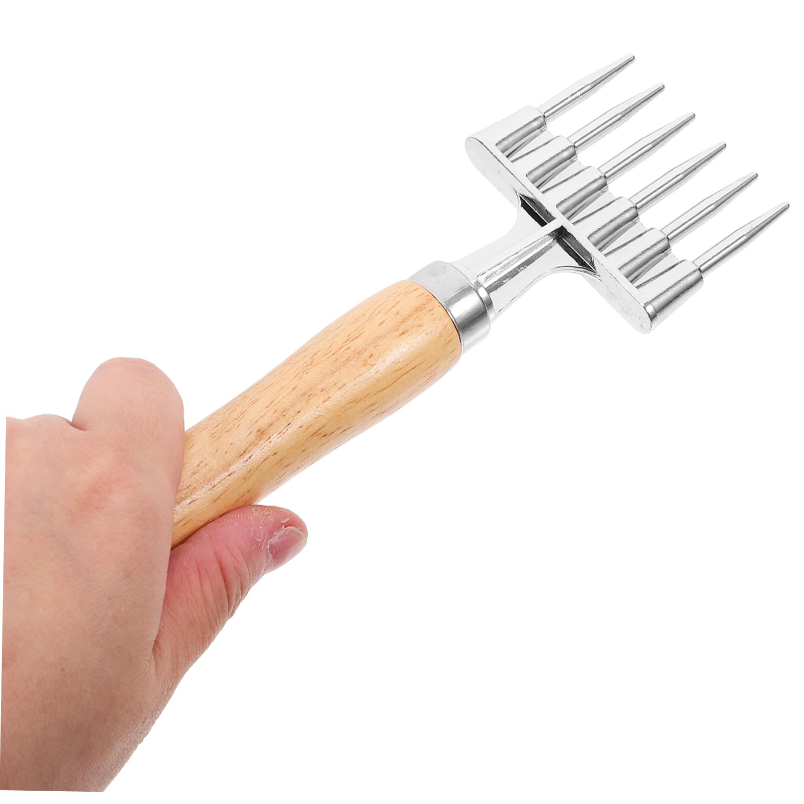 SHOWERORO 5piezas Trituradora De Hielo De Aleación De Aluminio Con Mango De Madera Herramienta Portátil Para Romper Hielo y Preparar Cócteles Casa Bar