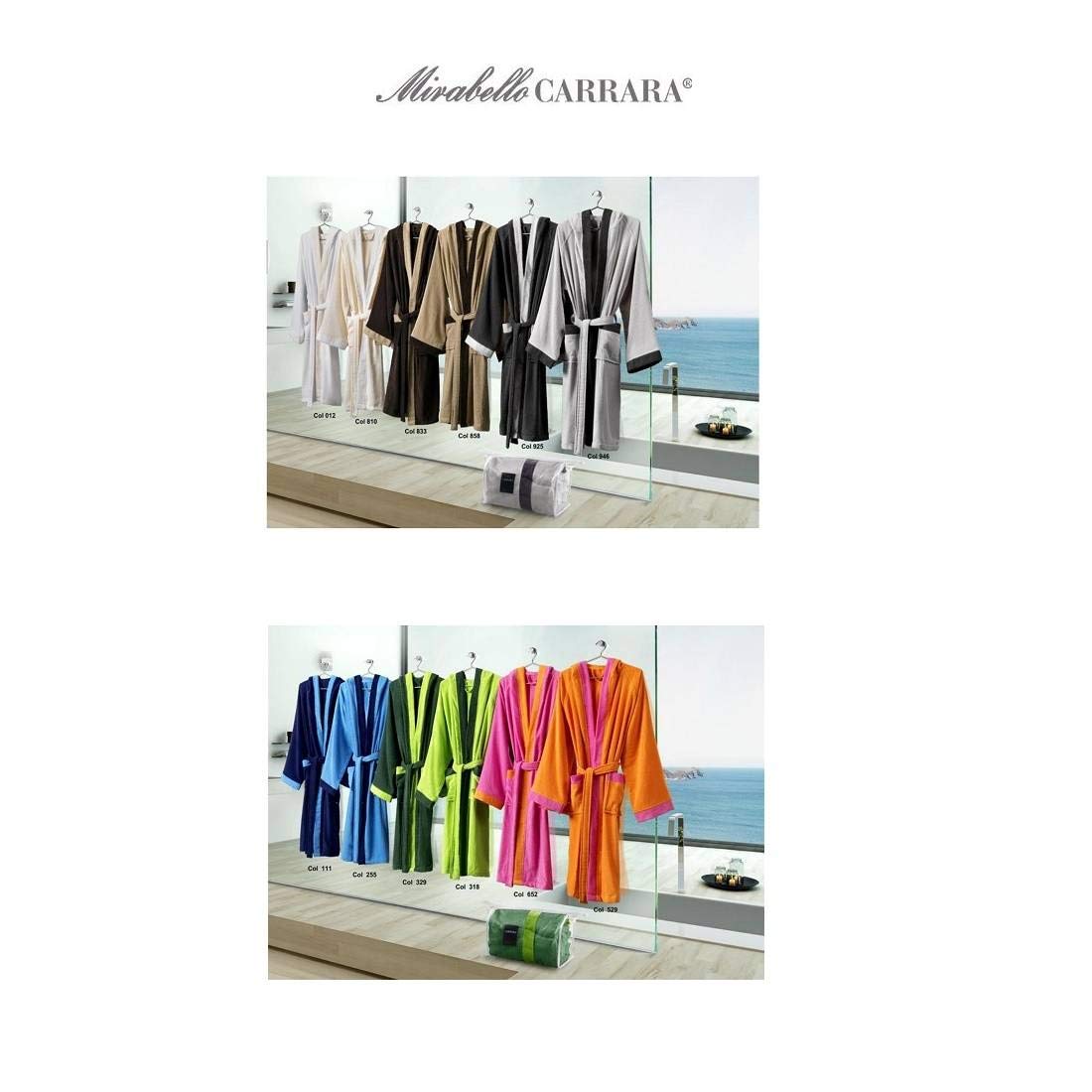 Mirabello CARRARABathrobe in microterry Cotton Voyage