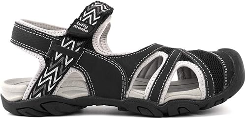 Miniatura 2 de Luffymomo Sandalias de senderismo para mujer al aire libre, deportivas, atléticas, para playa, con puntera cerrada