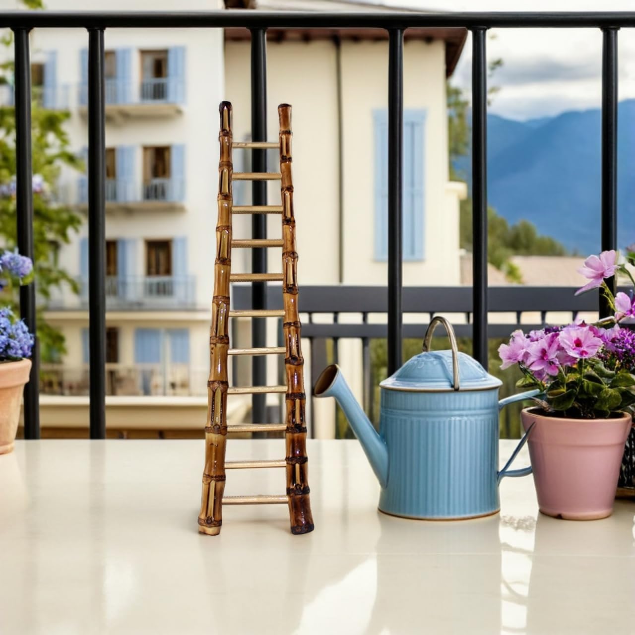 Cabilock Mini Ladder Ladder Miniature Dollhouse Step s Miniature Doll Furniture Doll House Bamboo Model for Dollhouse Furniture Decoration