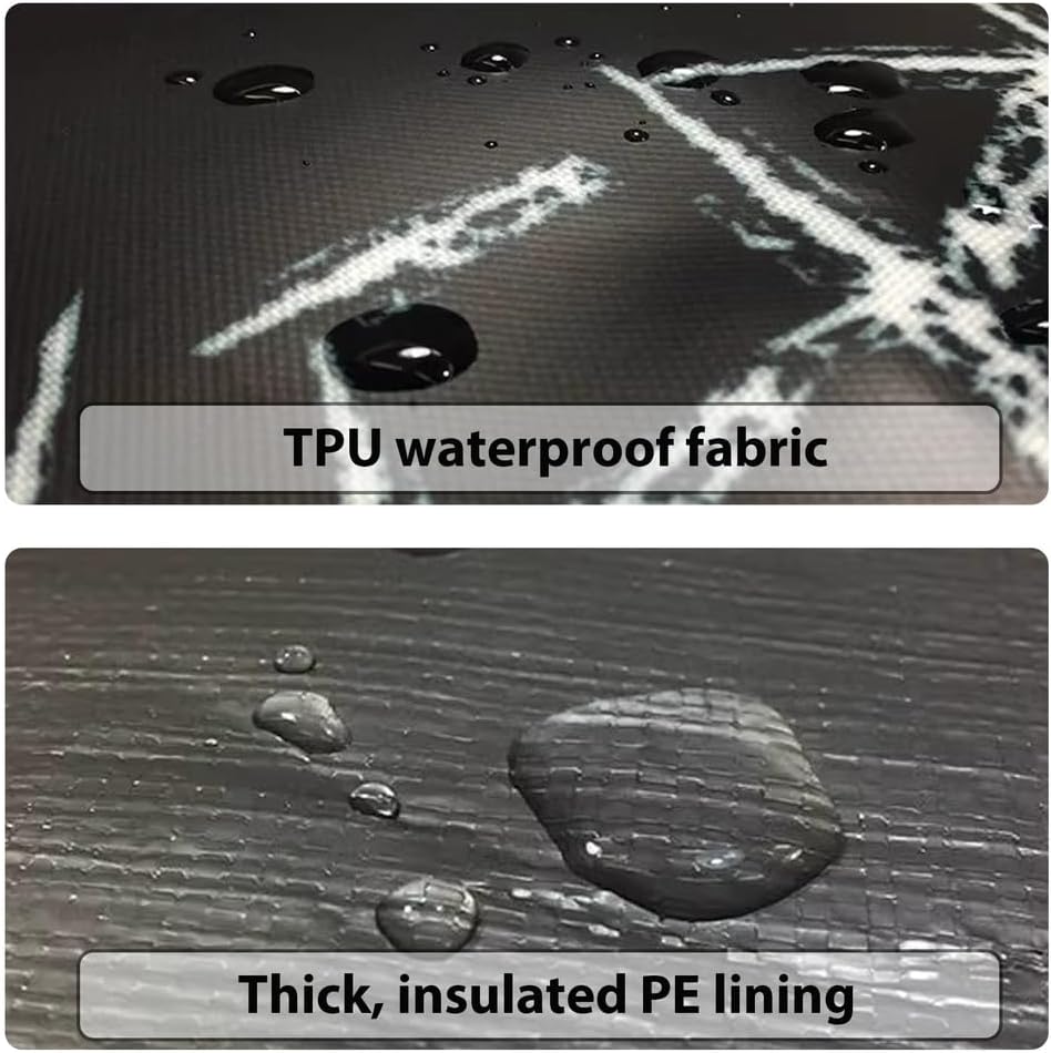 Snowboard Bag with Wheels, Rolling Double Ski Bags, Extendable Fits Boards Or 2 Sets, Helmet, Jacket & Boots for Air Travel and Road Trips