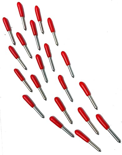 Miniatura 2 de Paquete de 20 cuchillas de repuesto compatibles con Cricut Imagine Explore Air 2 Create Maker 3 Expression 45 de tela de vinilo estándar para