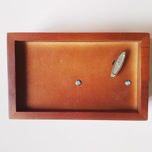 Miniatura 7 de FnLy Caja musical de madera con cuerda de encaje antiguo de 18 notas con movimiento chapado en plata, You are My Sunshine Music