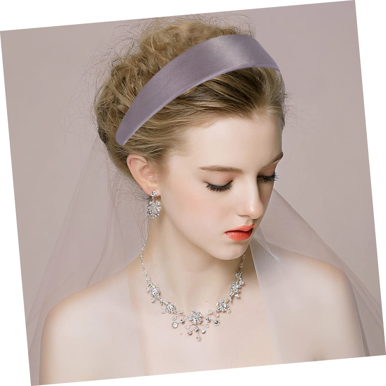 FRCOLOR 6piezas Diadema Ancha De Color Sólido Para Mujer Accesorio Creativo De Cabello Para Fiestas y Celebraciones