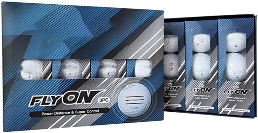 Fly On Golf Balls, 48 Balls, Power Distance and Super Control Bundle Set for Volvik 2 Dozens