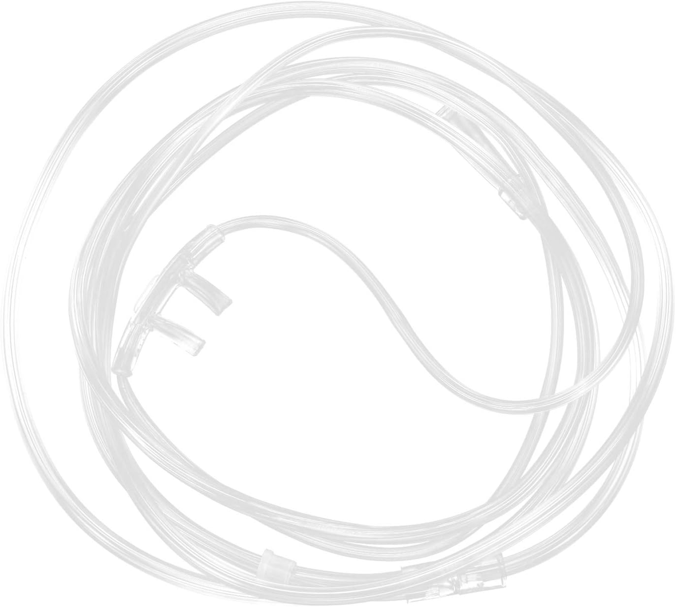 EXCEART 4Pcs Nasal Oxygen Cannula Adult Oxygen Tubing 2 Meters Soft Oxygen Tubes Kink Resistant