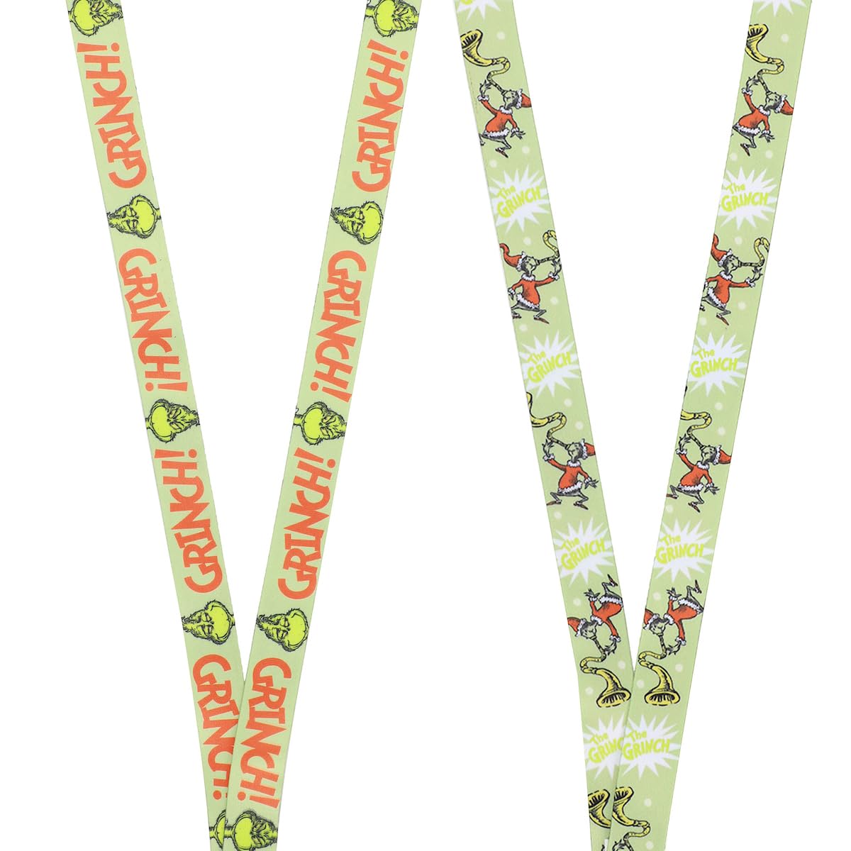 Grinch Lanyard With Rubber Character Charm - Image 3