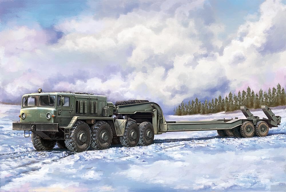 Amazon.com: Trumpeter 07194 1/72 MAZ-537G Tractor & ChMZAP 5247G