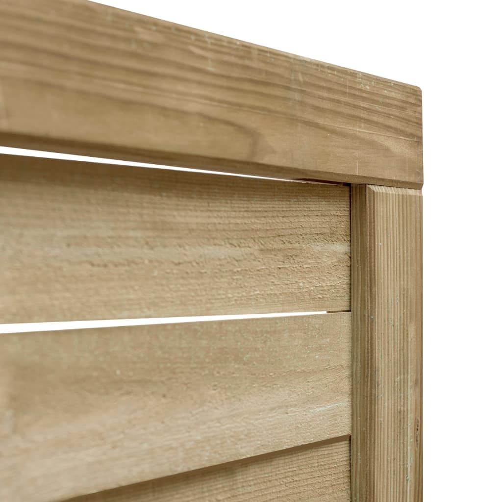 Générique Portillon de Jardin Bois de pin imprégné 100x75 cm Vert,Clôtures & barrières, Portillons,45308