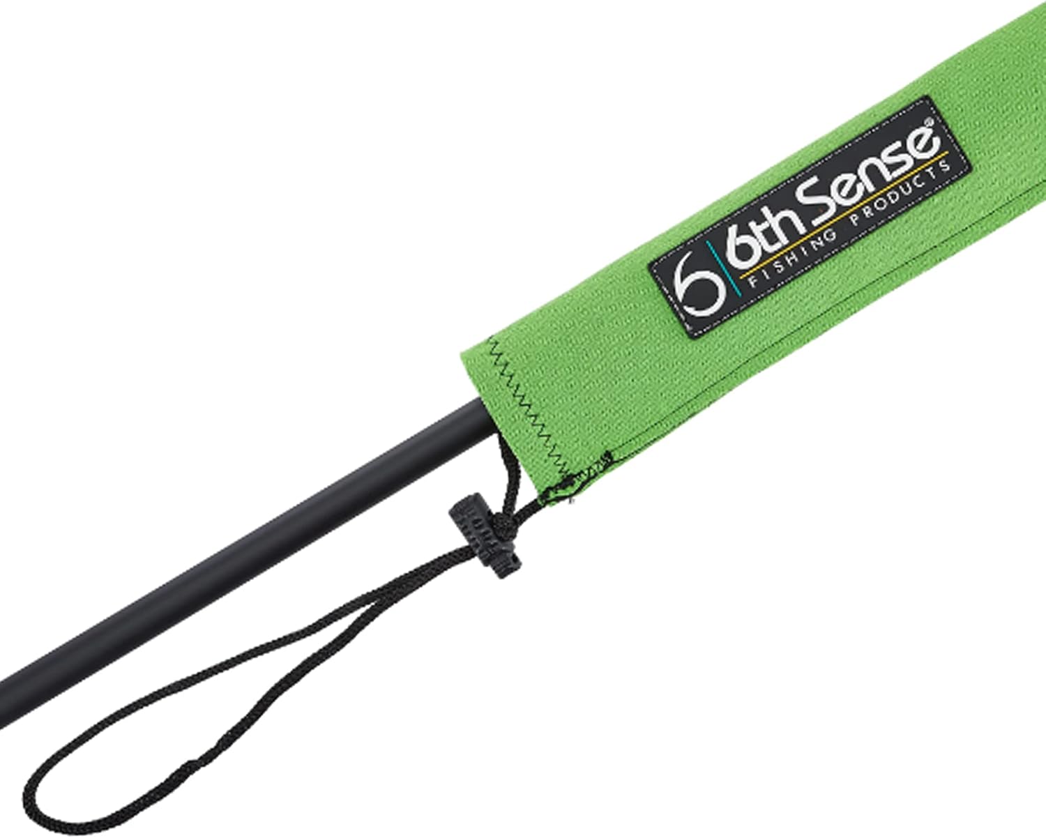 6th Sense Fishing Rod Sleeve (Baitcasting, Lime Green
