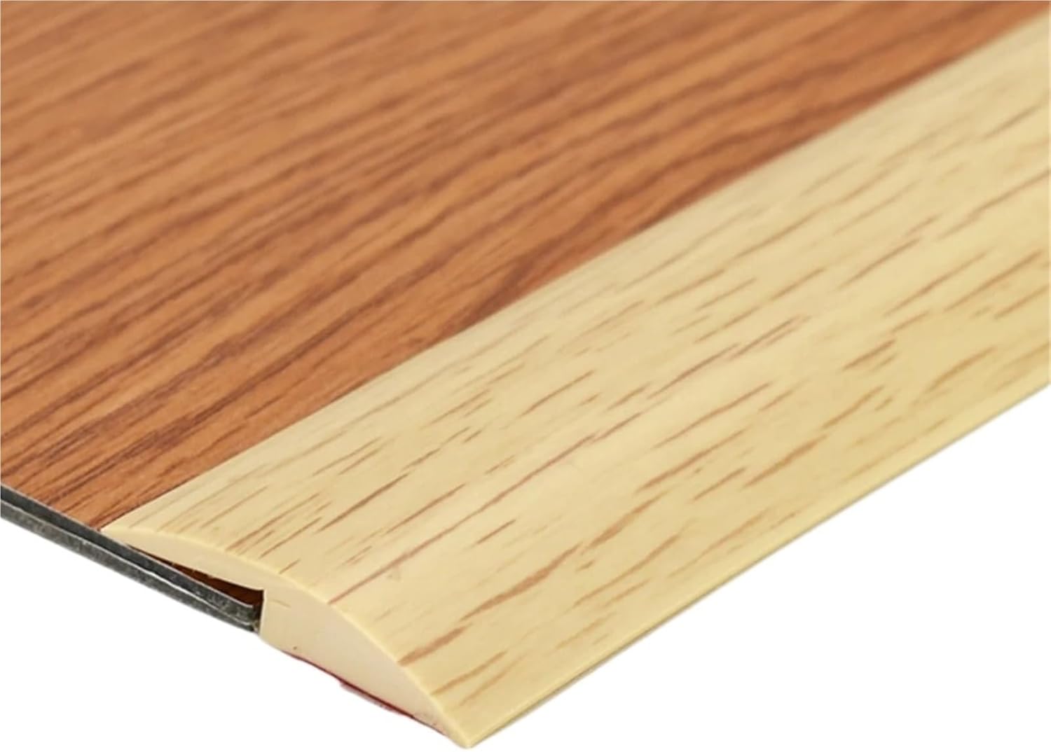 Carpet Edge Trim Strip Floor Transition Strip 2M Height Edge Anti-Collision Seam Trim Decorative(Light Brown)