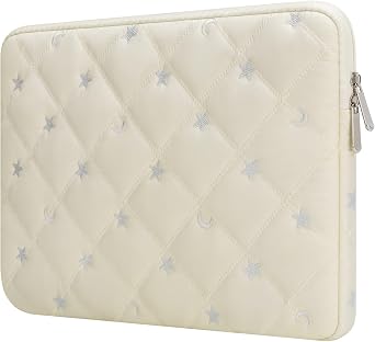 13 14 inch Laptop Sleeve Bag Portable Laptop Case Soft Lining Carrying Case Padded Computer Pouch Cover Compatible with 13 Inch MacBook Air/Pro 14 Inch MacBook Pro, Beige