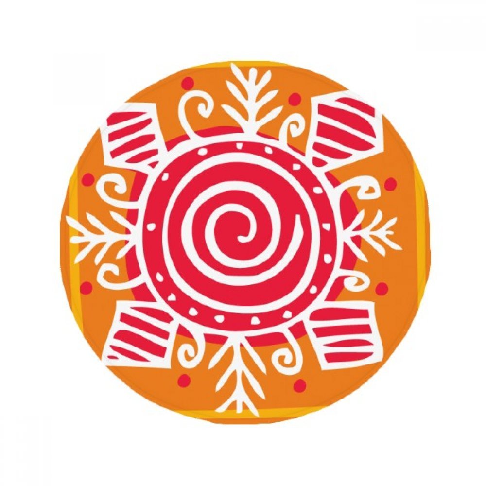 Tapis de sol pet tapis vortex Mexique rond anti-slip entrée et cuisine