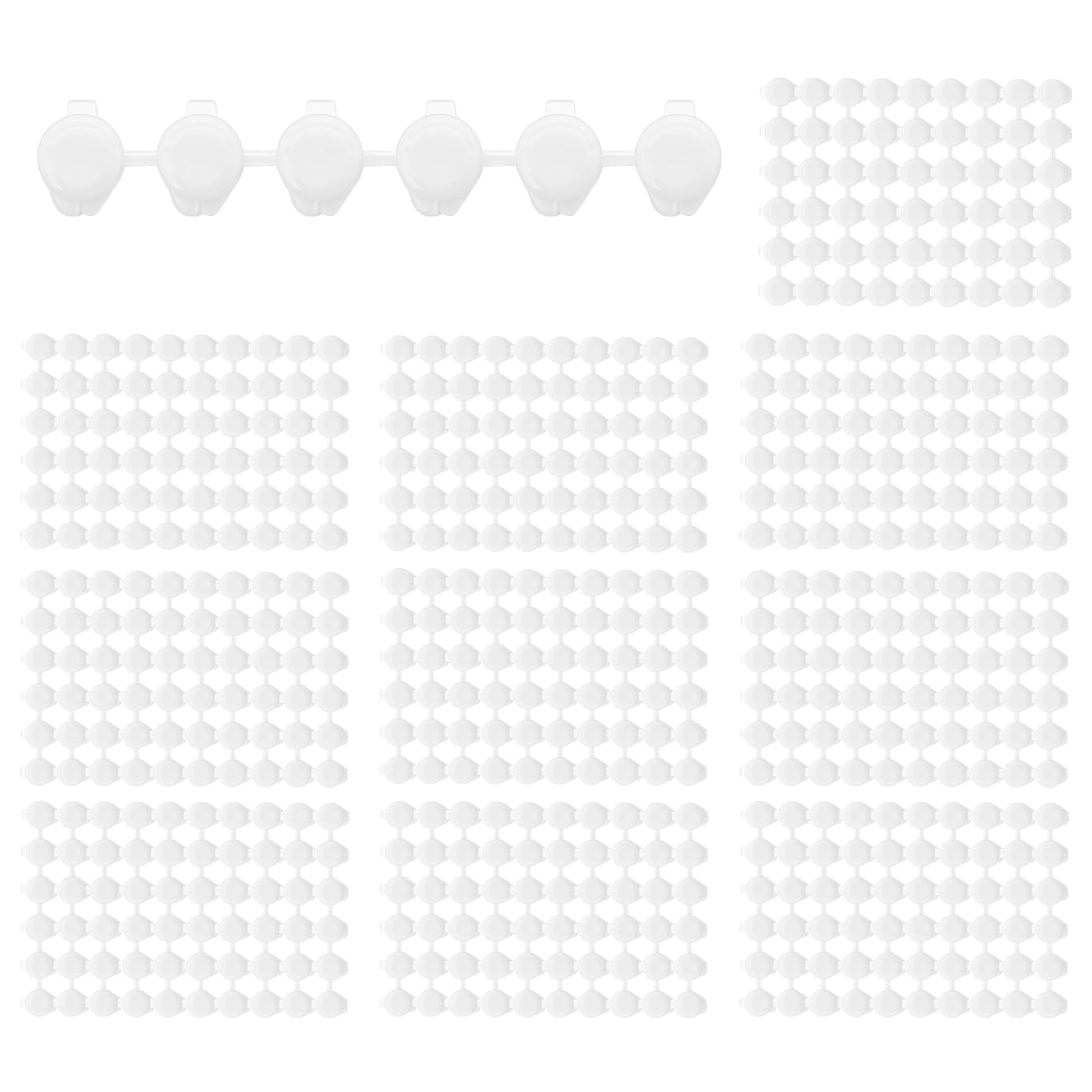 100 Streifen 600 TöPfe Leere Farbstreifen Farbbecher Klare Kunststoff AufbewahrungsbehäLter Malerei Bastelbedarf (3 Ml/ 0,1 Oz)