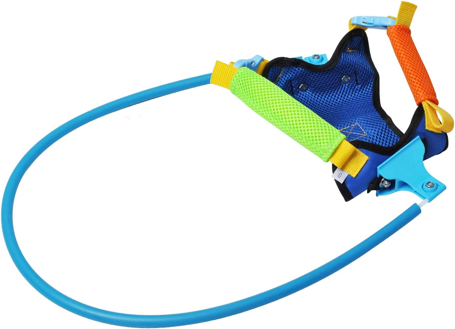 Blind Dog Halo S, Adjustable Pet Anti-Collision Circle, Harness Guiding Device Pet Safe Halo Harness for Medium Blind Dogs, Cataract Protective Ring for Visually Impaired Dog Outdoor Walking(S)