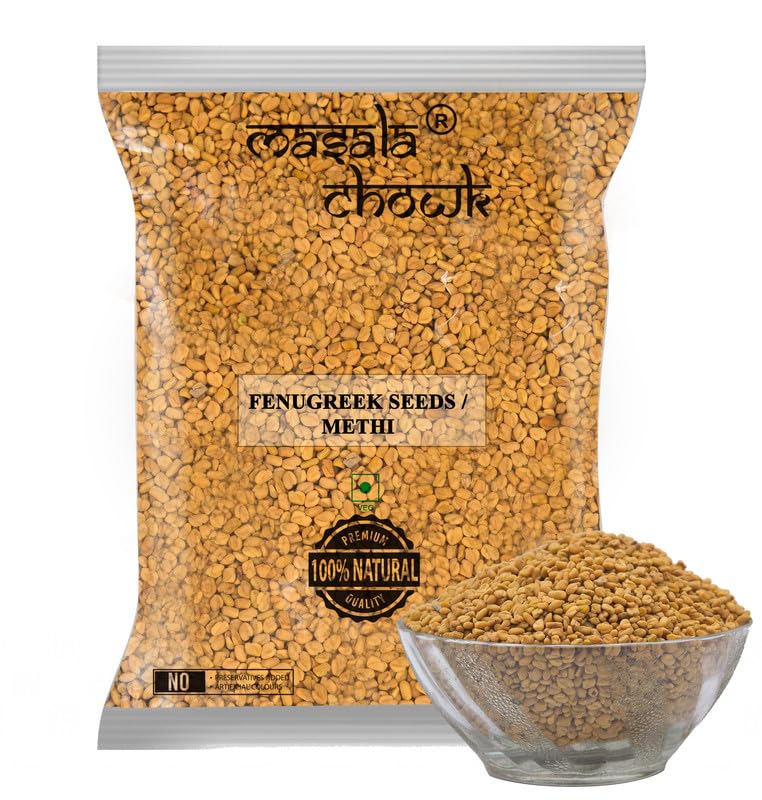 Masala Chowk Deluxe Fenugreek Seeds | Whole Methi Dana Seeds, 1 Kg