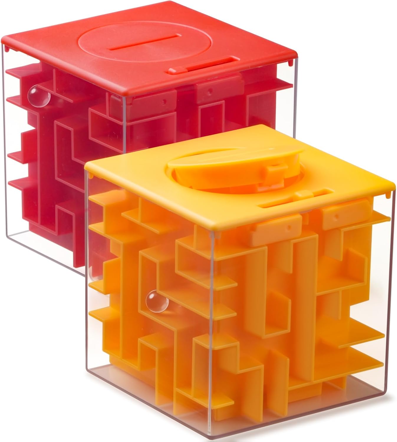 iKeelo Money Maze Puzzle Box (2 Pack) for Kids and Teens, Makes Cash Gift Giving More Fun