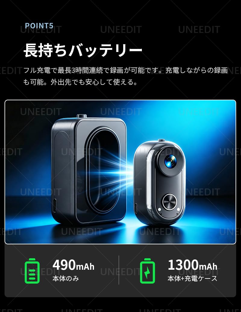 Amazon | アクションカメラ 4K 小型 デジカメ 30M防水 水中カメラ 動画