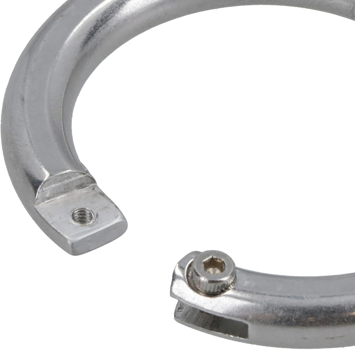 6mm Lockable Split Round Ring 2pk Shackle 316 Stainless Steel Splitring