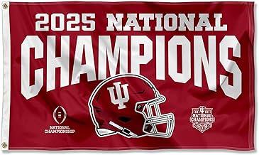 Indiana Hoosiers 2025 National Champions 3x5 Grommet Flag