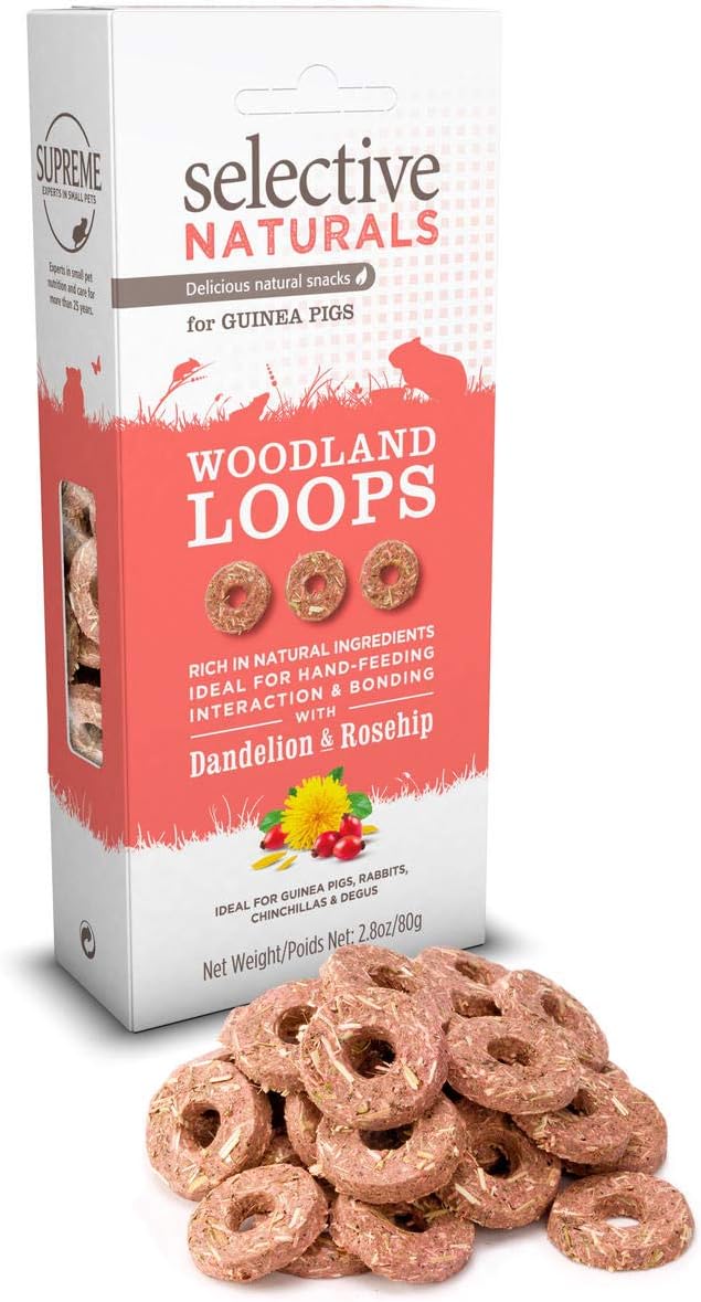 Supreme Science Selective Naturals Woodland Loops for Guinea Pig, 2.8 oz.