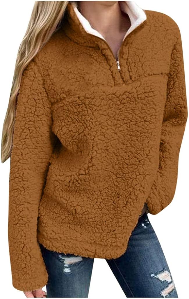teddy zip jumper