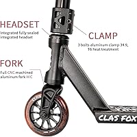 Vista 3 de Freestyle Pro Stunt Scooter 4.331 in Pro Scooter Ruedas HIC Sistema de compresión Kick Scooter