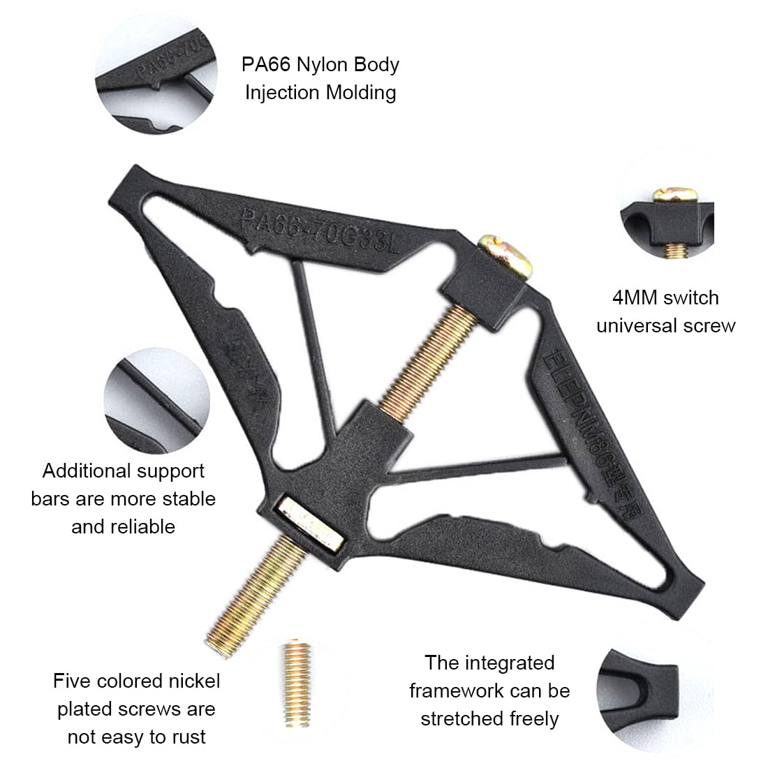 20 Pezzi Interruttore Cassette Riparatore Asta Di Supporto Supporti Con Vite Per Riparazione Di Cassette Per Interruttori A Parete Kit Riparazione Cassetta Elettrica Ganci Rotti Supporto