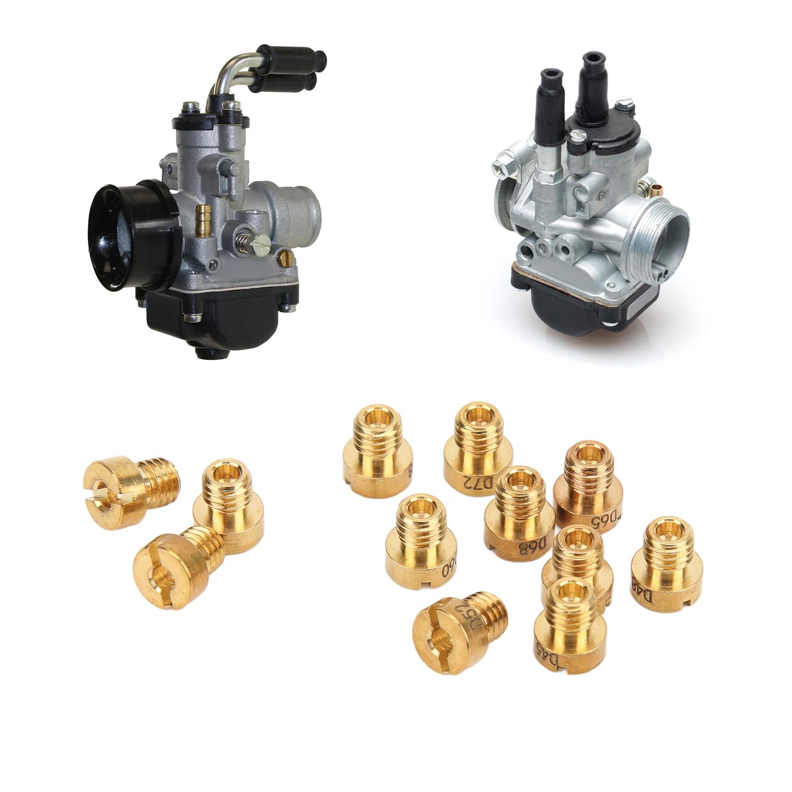 Carburatore Kit Getto Principale Set Ugelli per Carburatore M5 Kit Getto Principale Compatibile Carburetor Main Jet Dimensione 75 78 80 82 85 88 90 92 95 98  100 102 per Scooter Moto