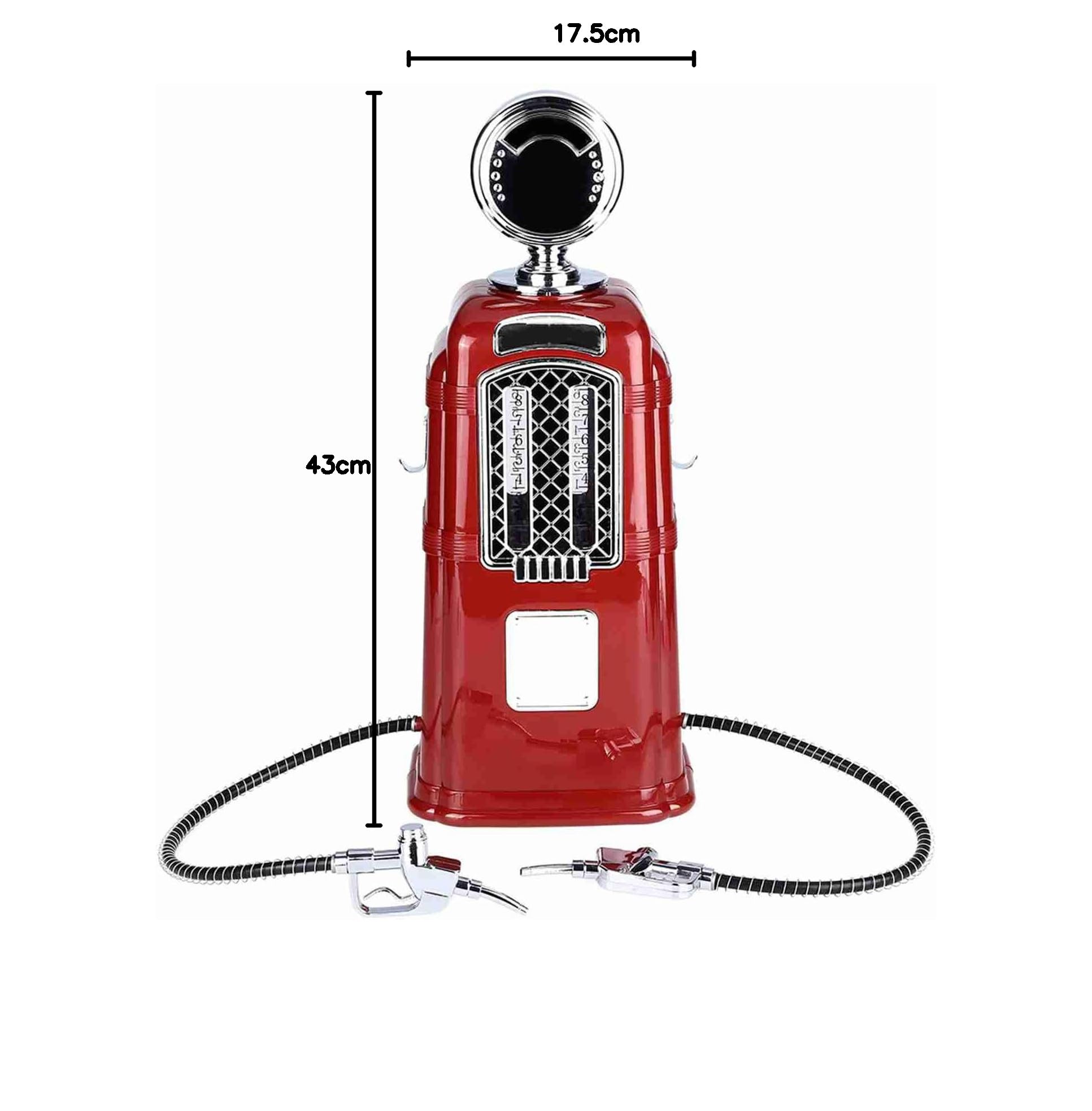 Dispensatore di Birra Portatile con Doppia Pompa, Erogatore Vino e Birra 1000 ml, Macchina per Bevande a Pressione, Ideale per Feste e Aperitivi (Rosso)