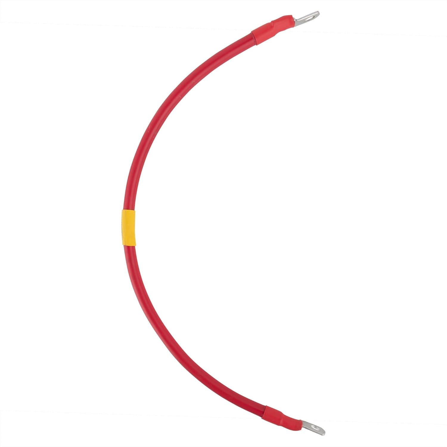 4 Gauge Interconnecting Copper Cable, 48-Inch Length with 5/16-Inch Lugs (Red)
