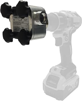 Unistar 2001-A, Drill Powered Pump - Self-Priming, Portable Fluid Transfer Pump for Water, Oil, Diesel, Liquid, Grease, More - 8 GPM, 58 PSI, For Electric & Cordless Drills, Drill Not Included
