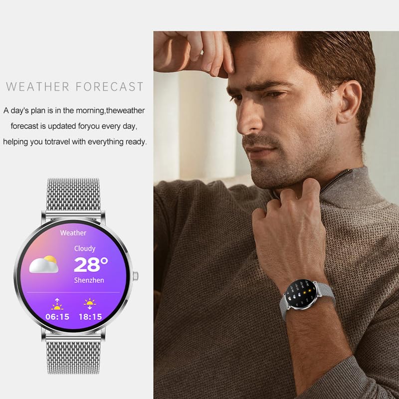 Premium Ware Pro 5 Smartwatch Damen & Herren (Gold)