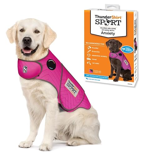 ThunderShirt for Dogs, X Large, Fuchsia Sport - Dog Anxiety
