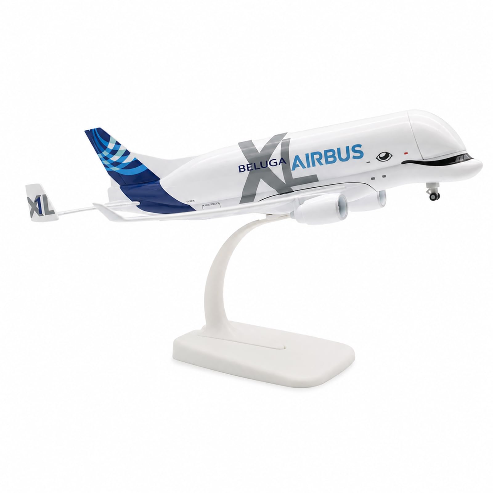 Nhemeylp Plane Model, 1:200 Diecast Aeroplane Model, 20cm, Beluga No.1