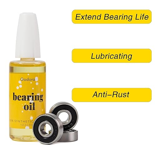 Miniatura 4 de Lubricante para rodamientos de patineta de 1 onza | Aceite de rodamientos, lubricante de rodamientos de patinaje de alta calidad, lubricante de