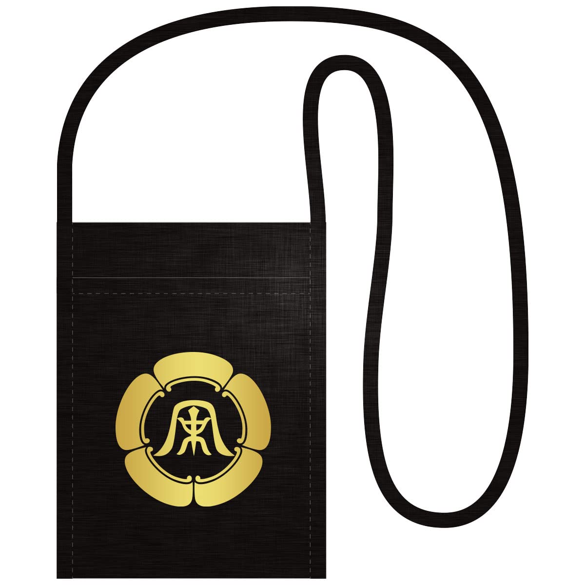 スマホ ショルダー/サコッシュ 湘南乃風 黒×金 038A-G