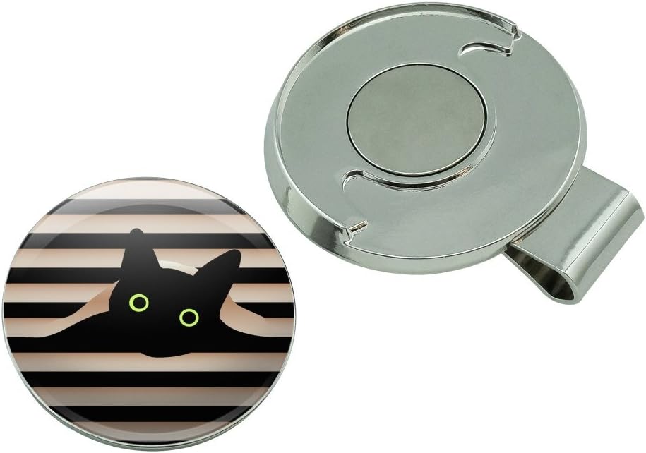 review GRAPHICS & MORE Black Cat in Window Golf Hat Clip with Magnetic Ball Marker