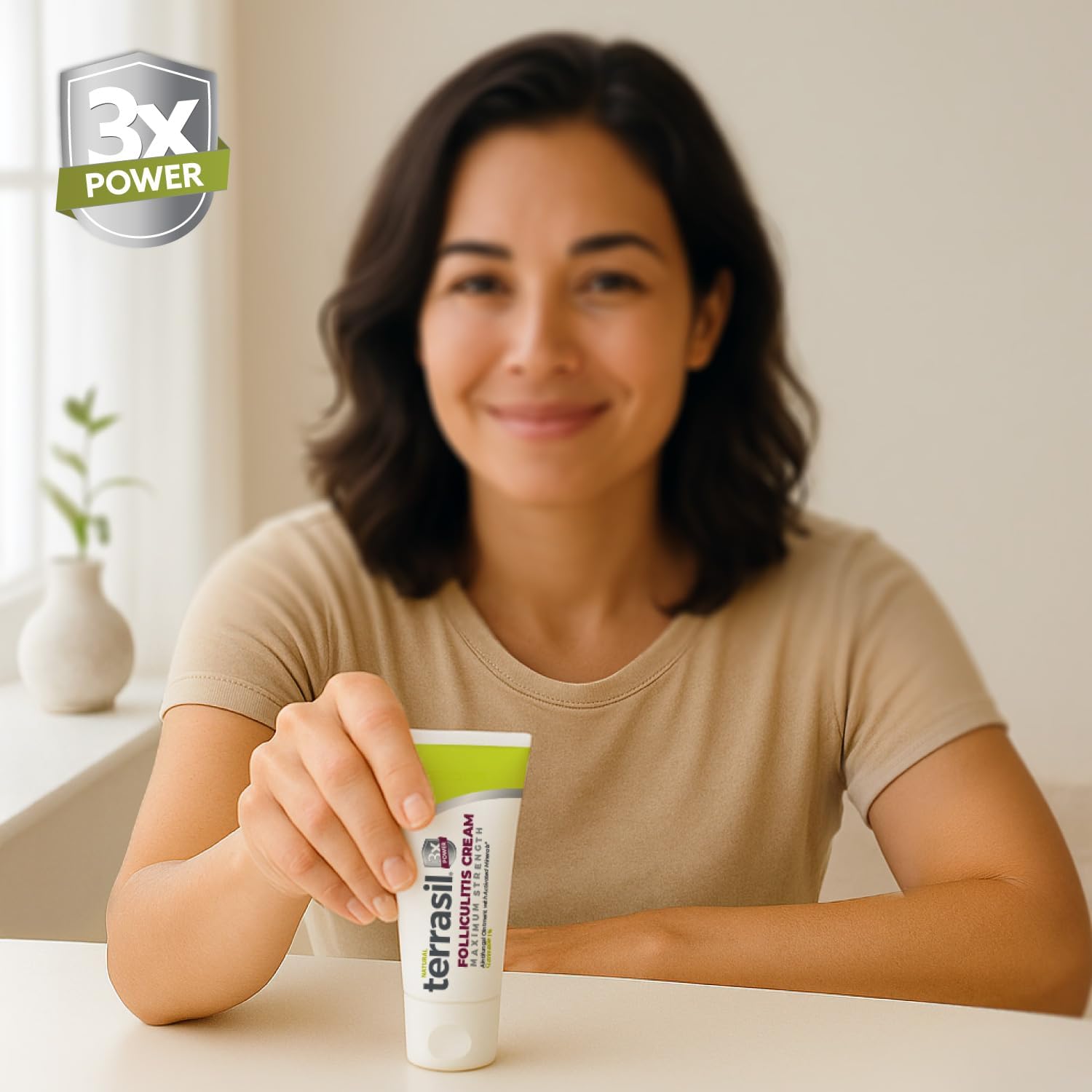 Terrasil Folliculitis Cream, Folliculitis Treatment of Ingrown Hair & Itching with 1% Antifungal Clotrimazole, Natural Ingredients, Scalp, Face & Body, Dermatologist Tested. (3 oz) - Image 6