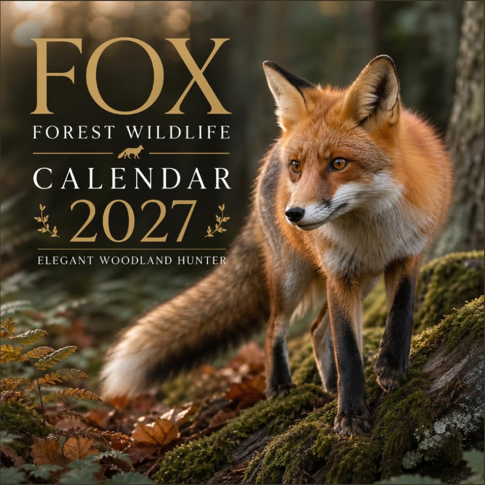 Fox 2027 Calendar 12 Month: Wild Animals Planner