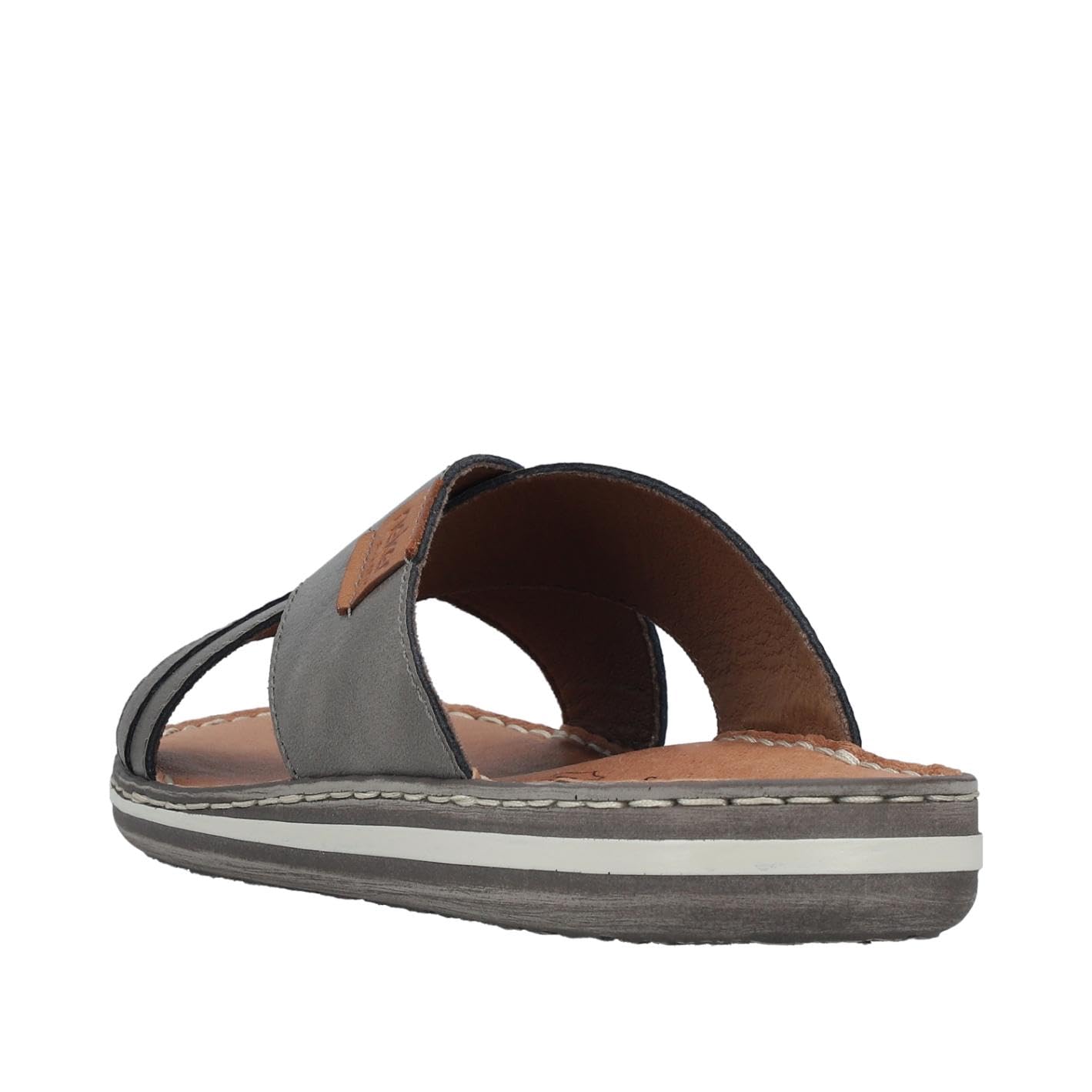 Rieker Herren Pantolette in schwarz